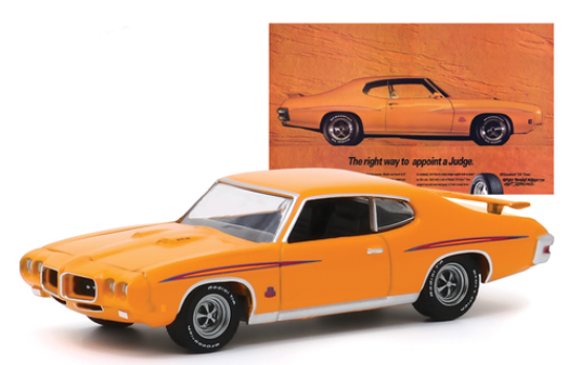 1970 Pontiac GTO Judge The Right Way To Appoint A Judge 1:64 Scale Diecast Model