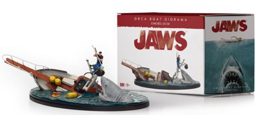 Jaws Orca Boat Diorama Statue